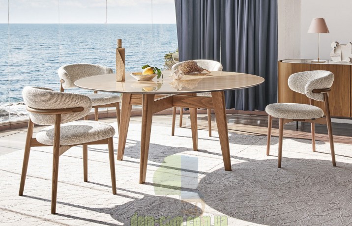 Нераскладной стол с круглой столешницей Abrey Calligaris CS4127-FD