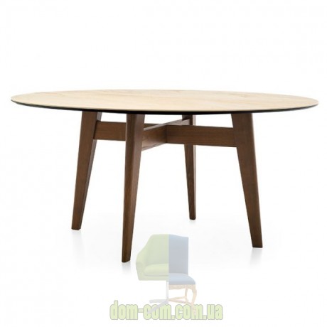 Нераскладной стол с круглой столешницей Abrey Calligaris CS4127-FD