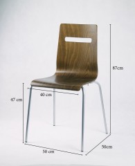 Стул из гнутой фанеры Delta Mia