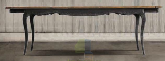 Классический раскладной стол в витанжной отделке Dialma brown DB002924