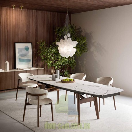Раскладной стол с керамической столешницей Abrey Calligaris CS4127