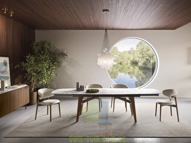 Раскладной стол с керамической столешницей Abrey Calligaris CS4127