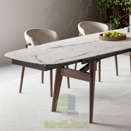 Раскладной стол с керамической столешницей Abrey Calligaris CS4127