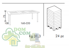 Стол Nardi Maestrale 220