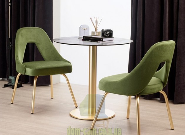 Элегантное кресло с каркасом под золото SCAB Design Me 2808