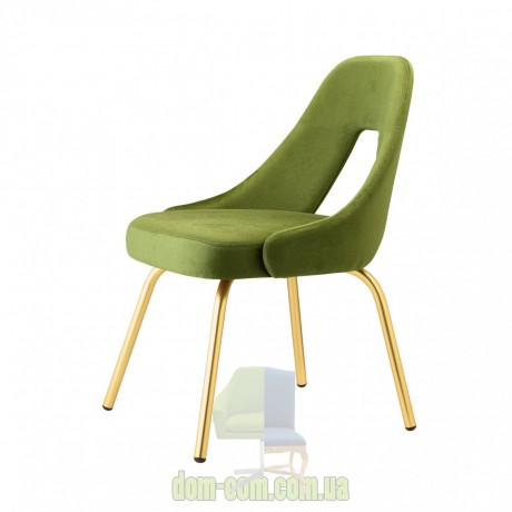 Элегантное кресло с каркасом под золото SCAB Design Me 2808