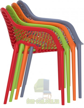 Сетчатое кресло из пластика Air JMS Sesta 007