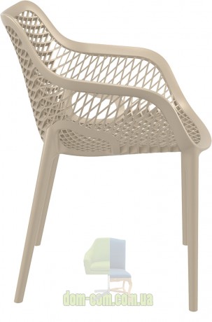 Сетчатое кресло из пластика Air JMS Sesta 007