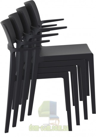 Универсальный стул с подлокотниками Plus JMS Siesta 093