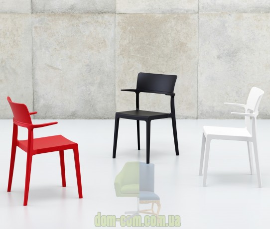 Универсальный стул с подлокотниками Plus JMS Siesta 093