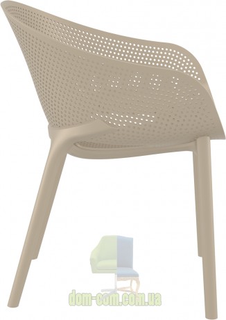 Штабелируемое кресло Sky Pro 151 Siesta бежевый