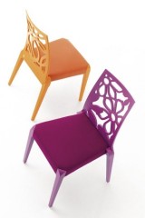 Стул с оригинальной спинкой Cizeta Sendy 152 C SE