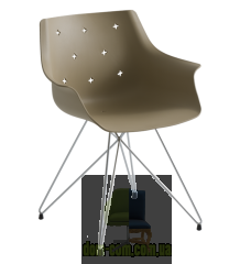 Стильное кресло из технополимера Gaber MORE