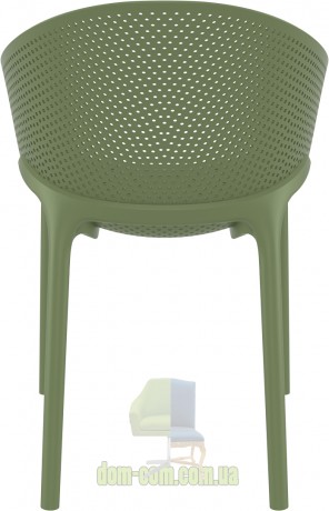 Штабелируемое кресло Sky Pro 151 Siesta зеленый