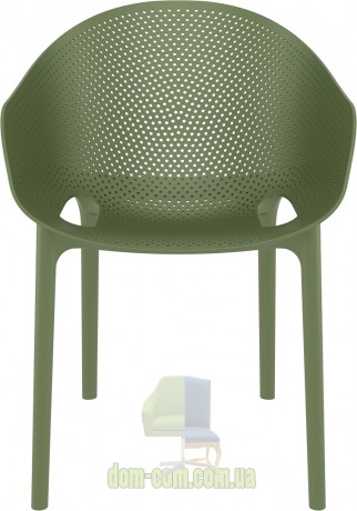 Штабелируемое кресло Sky Pro 151 Siesta зеленый