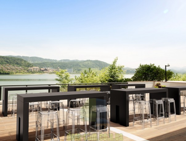 Полубарный табурет из поликарбоната Fox JMS Siesta 036