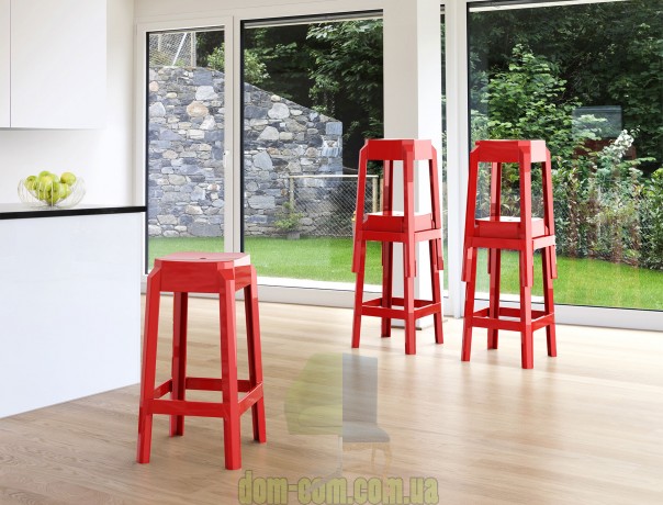 Полубарный табурет из поликарбоната Fox JMS Siesta 036