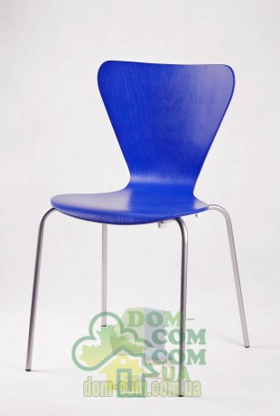 Стул из гнутой фанеры Delta Ivo Blue