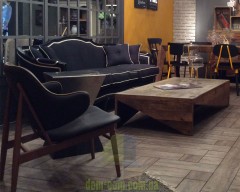 Диван с контрастной отделкой Dialma Brown DB004917