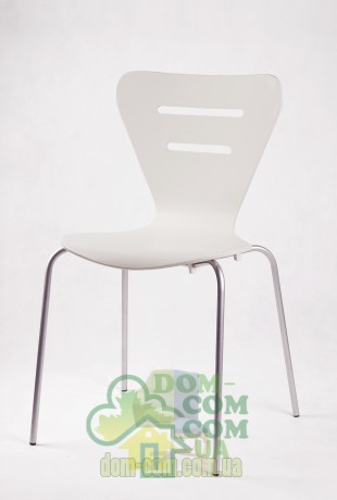 Стул из гнутой фанеры Delta Doris белый