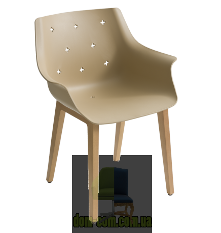 Кресло на деревянных ножках Gaber MORE 