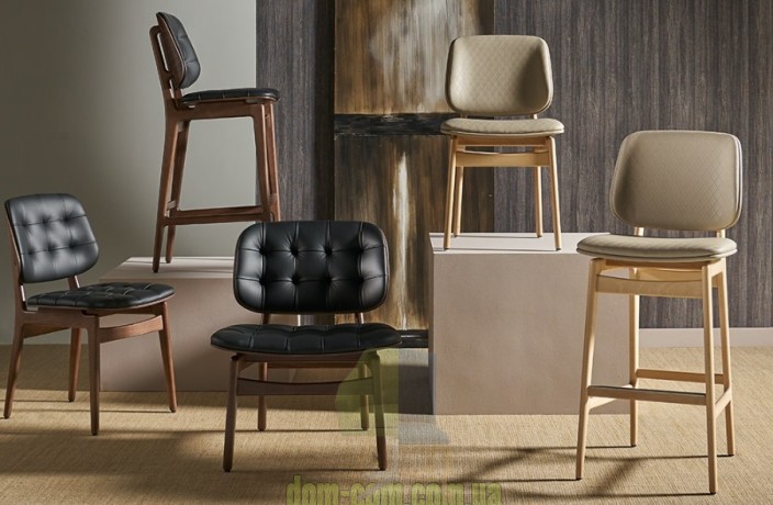 Деревянный стул с утяжками Chloe JMS M932WUU CR