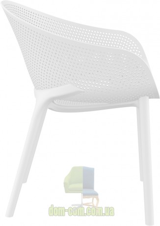 Штабелируемое кресло Sky Pro 151 Siesta белый