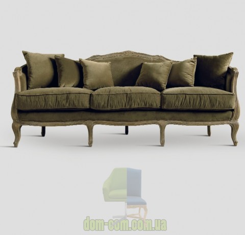 Диван в стиле шейби шик Dialma Brown DB001255