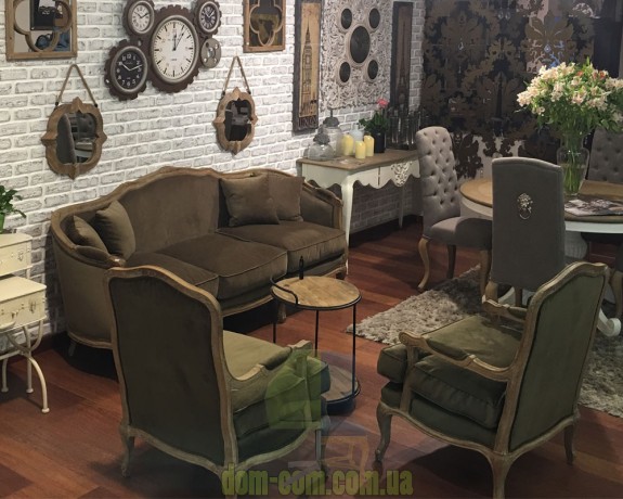 Диван в стиле шейби шик Dialma Brown DB001255