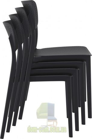 Сетчатый стул для улицы Lucy  Siesta 129 черный