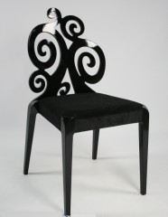 Стул с деревянной ажурной спинкой Cizeta Sendy 152 R SE