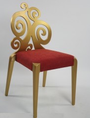 Стул с деревянной ажурной спинкой Cizeta Sendy 152 R SE