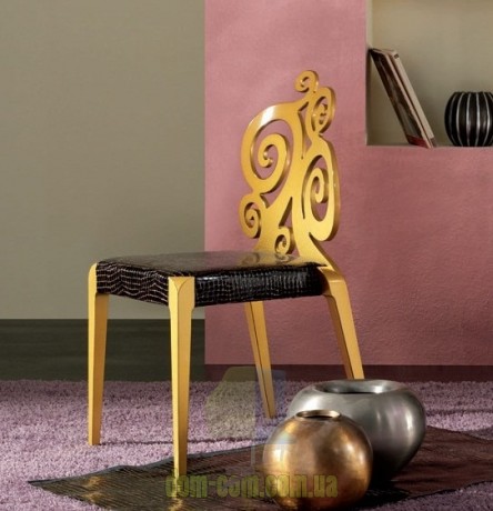 Стул с деревянной ажурной спинкой Cizeta Sendy 152 R SE