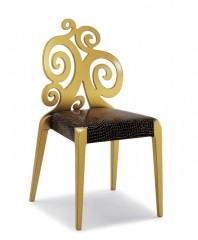 Стул с деревянной ажурной спинкой Cizeta Sendy 152 R SE