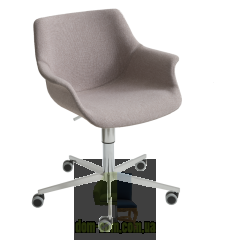  Мягкое кресло на 5-ти лучевой базе Gaber MORE  