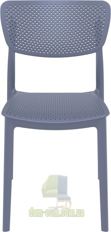 Сетчатый стул для улицы Lucy  Siesta 129 серо-голубой
