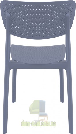 Сетчатый стул для улицы Lucy  Siesta 129 серо-голубой