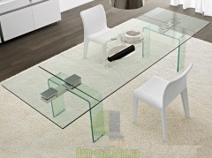 Pаскладной стеклянный стол Cattelan Italia Azimut