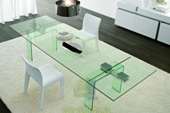 Pаскладной стеклянный стол Cattelan Italia Azimut