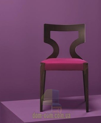 Стул с деревянной рельефной спинкой Cizeta Sendy 152 1SE 2SE