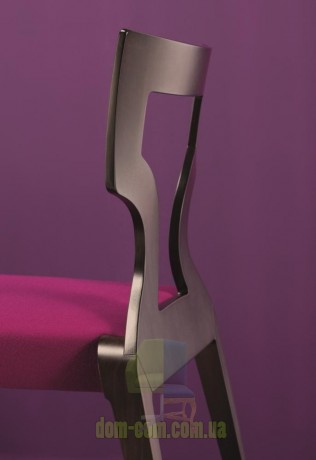 Стул с деревянной рельефной спинкой Cizeta Sendy 152 1SE 2SE