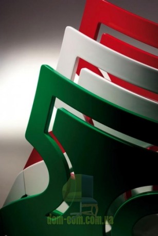 Стул с деревянной рельефной спинкой Cizeta Sendy 152 1SE 2SE