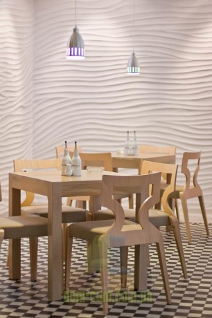 Стул с деревянной рельефной спинкой Cizeta Sendy 152 1SE 2SE