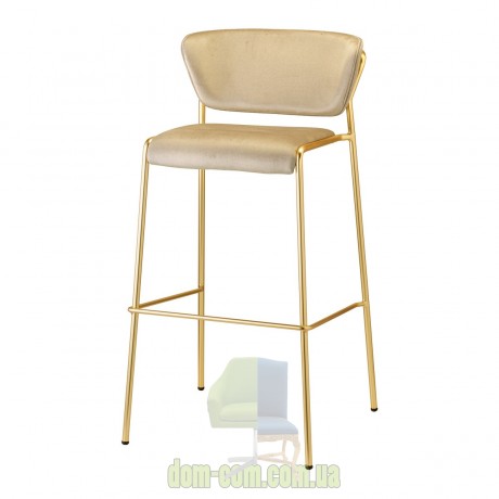 Барный стул на тонком металлическом каркасе SCAB Lisa 2855