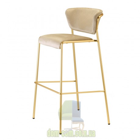 Барный стул на тонком металлическом каркасе SCAB Lisa 2855