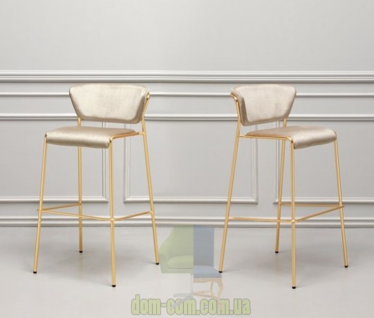 Барный стул на тонком металлическом каркасе SCAB Lisa 2855