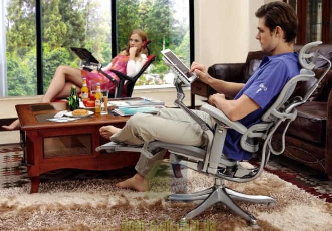 Кресло Comfort Seating Group Ergohuman plus с подставкой для ног