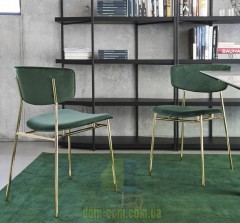 Стул на тонком металлическом каркасе Calligaris Fifties CS/1854