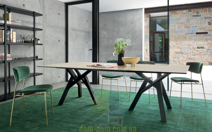 Стул на тонком металлическом каркасе Calligaris Fifties CS/1854