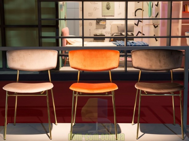 Стул на тонком металлическом каркасе Calligaris Fifties CS/1854